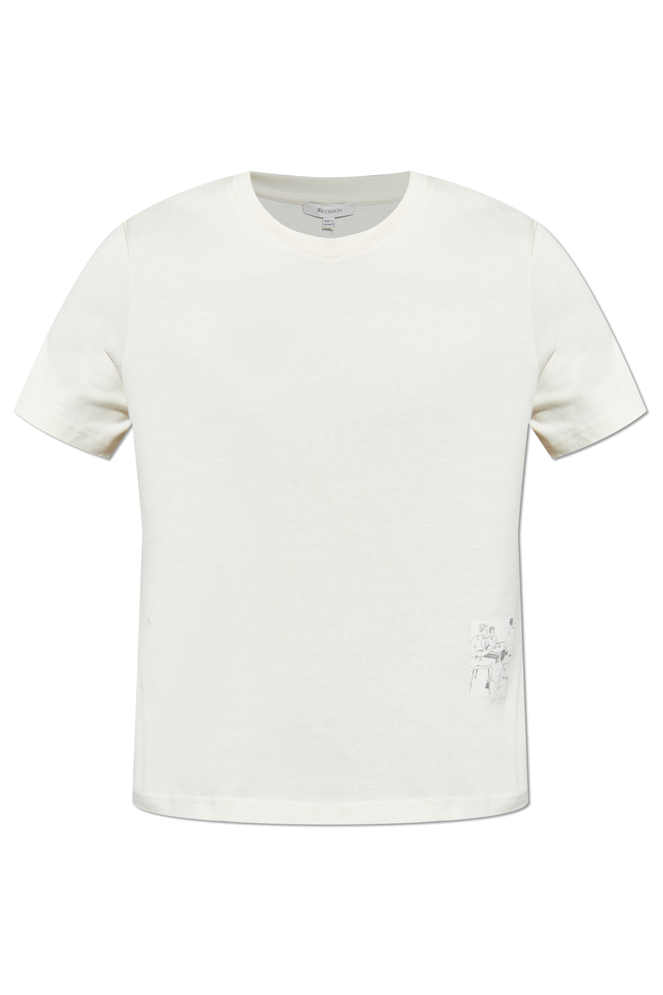 【送料&関税込】J.W. Anderson White Tulle Top JW Anderson bow-tie Cotton Cropped Shirt | White | FARFETCH